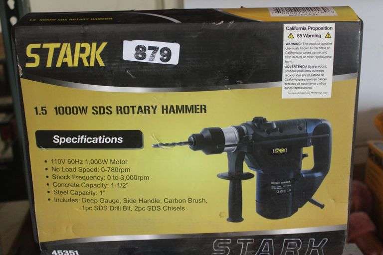 XtremepowerUS 1" Inch 8 Amp Drill/Driver SDS Rotary Hammer RETAIL $115.20