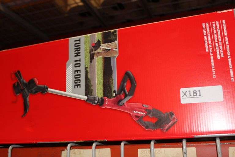 Craftsman V20 20-Volt Max 13.0-In Straight Shaft Battery String Trimmer Retail:$130