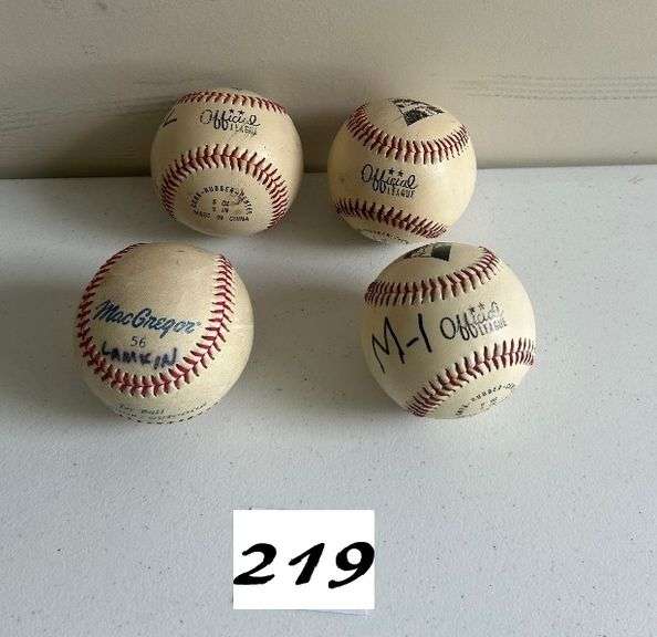 4 Baseballs
