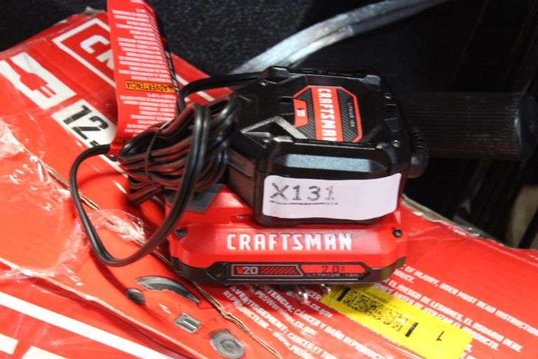 Craftsman V20 2.0 Ah Battery And Charger Retail:$90