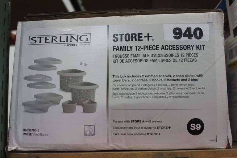 STERLING A KOHLER COMPANY FAMILY 12 -PIECE ACCESSORY KIT