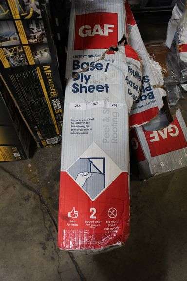 [✓] [MSRP: $126.26] GAF Liberty 3.28-ft W x 66-ft L 216-sq ft Black Roll Roofing