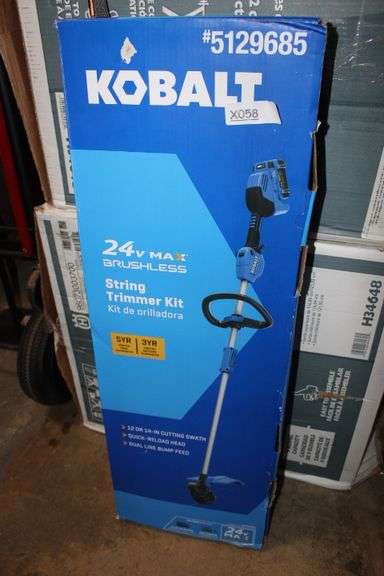 Kobalt 24-volt 14-in Straight Shaft Battery String Trimmer Retail:$149