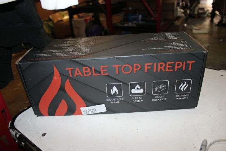 Tabletop Fire Pit - Smores Maker Kit - Indoor/Outdoor Portable Ethanol Table Top Firepit - With 4 Roasting Sticks & Glass Stones - Gift For Housewarming Decor Patio Christmas Birthday - Flammtal Retail:$70