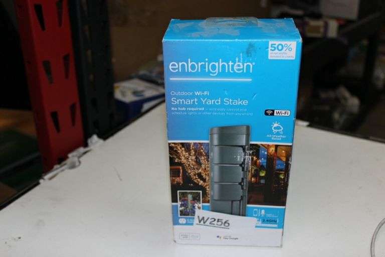 Outdoor 6-Outlet Power Strip Wifi Smart Yard Stake By Enbrighten Retail:$13
