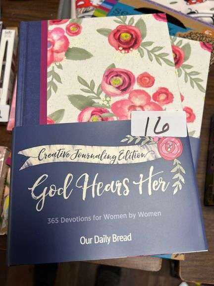 CREATIVE JOURNALING EDITION GOD HEARS HER OUR DAILY BREAD HARDBACK BOOK