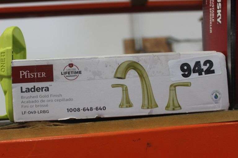 PFISTER lADERA 2 HANDLE BATHROOM FAUCET GOLD FINISH $139.00