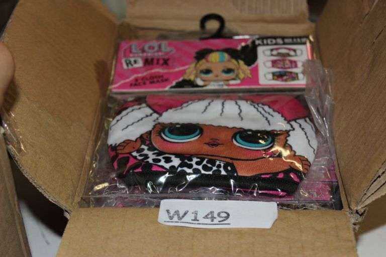 Kids' 3Pk L.O.L. Surprise! Face Mask[Box Of 12] Retail:$40