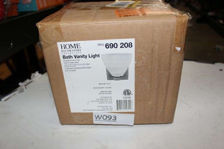 Index Collection 1-Light Black Bath Light By Progress Lighting Retail:$45.28