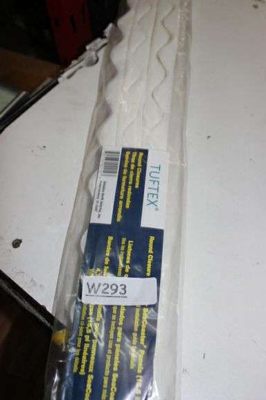 5 Packs Tuftex Seacoaster 36" Round Top Closure Strip Onduline New Retail:$30