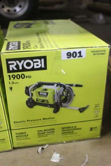 1900 PSI 1.2 GPM Cold Water Wheeled Corded Electric Pressure Washer $149.00 @ THE HOME DEPOT