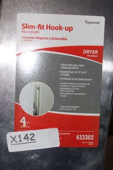 Imperial 26.5-In To 43-In Adjustable Periscope Dryer Vent Retail:$23