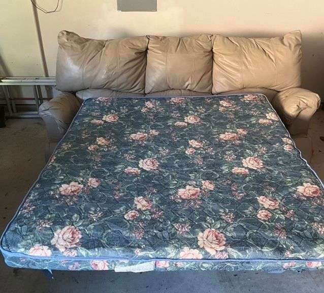 Leather Sofa Bed