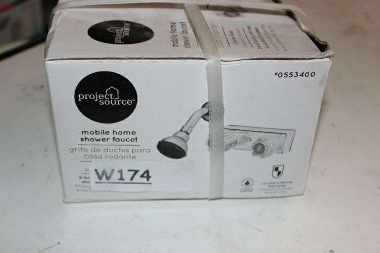 Project Source Chrome 2-Handle Single Function 3.25-In Round Shower Faucet With Valve Retail:$35