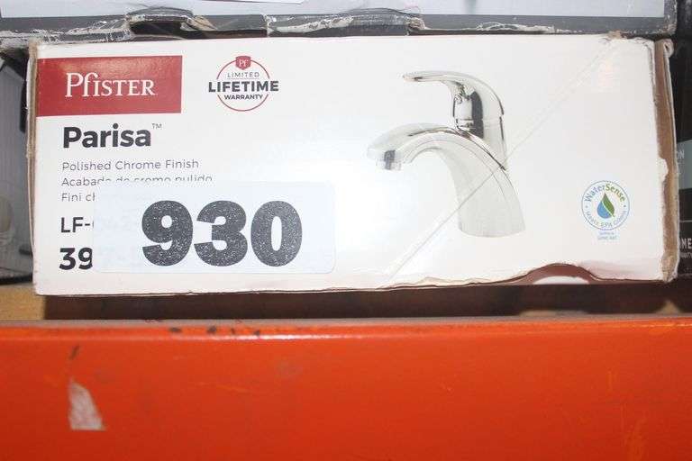PFISTER PARISA SINGLE HANDLE FAUCET CHROME $79.62