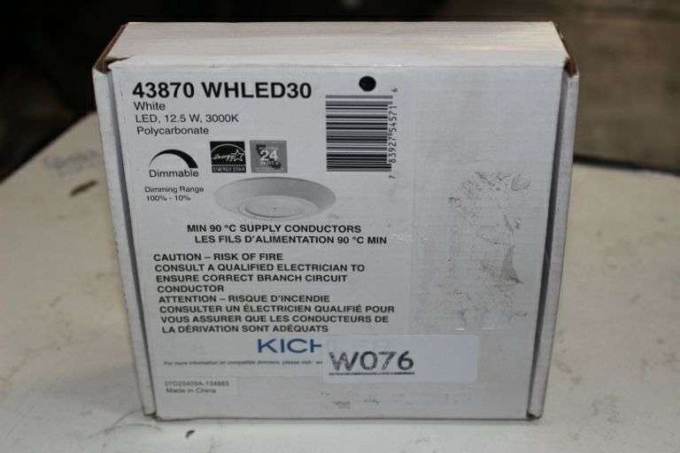 Horizon Ii 6.5 In. 3000K White Integrated Led Flush Mount With Glass Diffuser Retail:$31.41