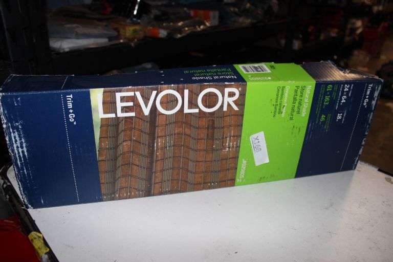 Levolor Trim+Go Cinnamon Bamboo Roller Shade 24" W X 64" L Retail:$60
