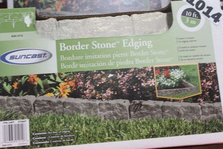 SUNCAST BORDER STONE EDGING 10 FT. #BSE10TG $30.00 EACH
