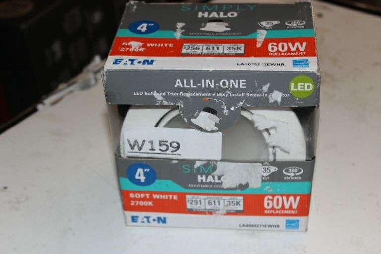 La 4'' White Led Recessed Ceiling Light Fixture Adjustable Gimbal T Retail:$25