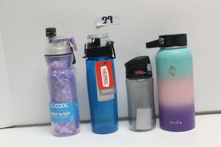 WATER BOTTLES, ASSORTED BRANDS AND SIZES