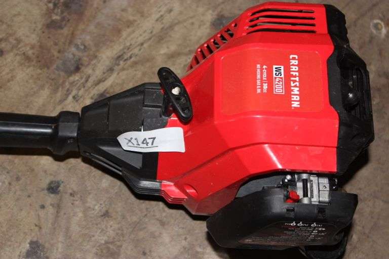 Craftsman Ws4200 30-Cc 4-Cycle 17-In Straight Shaft Attachment Capable Gas String Trimmer Retail:$260