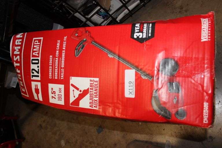 Craftsman Lawn Edger Tool, Corded, 12 Amp Retail:$120