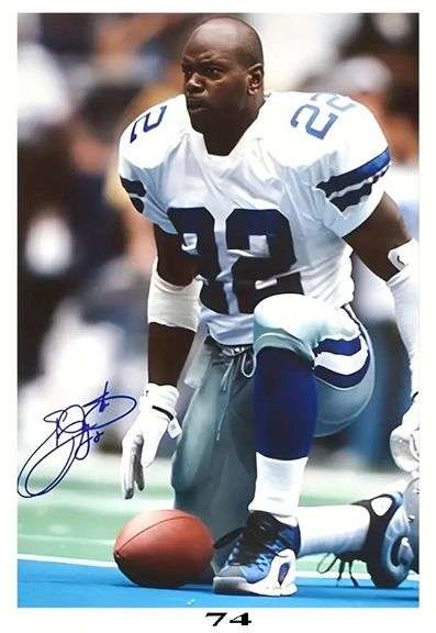 Dallas Cowboys Emmitt Smith Autographed Picture