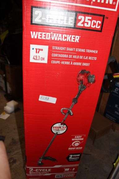 Craftsman 25Cc 2Cyc Straight Gas Retail:$179