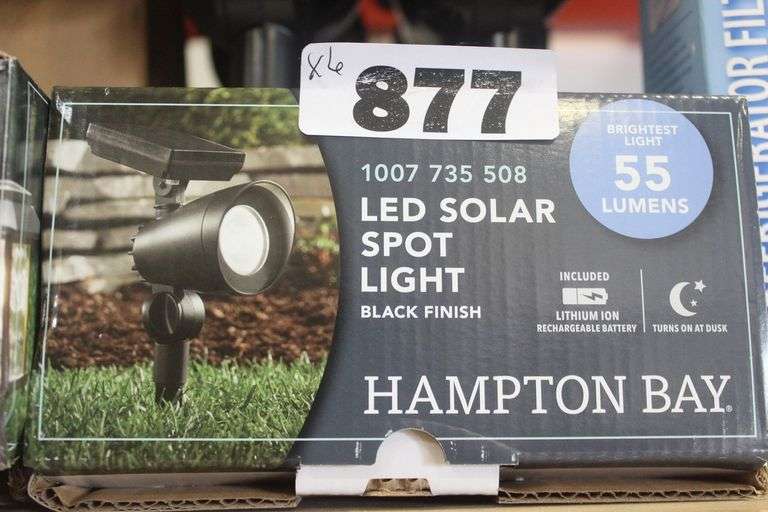 LED SOLAR SPOT LIGHT RETAIL $10.97