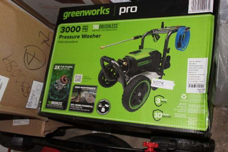 Greenworks 3000Psi Epw Retail:$449