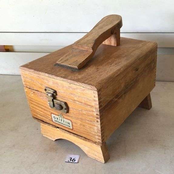 Griffin Shinemasters Shoe Shine Box with Contents