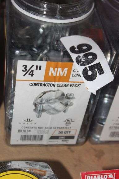 CONTRACTOR 3/4" CLAMP CONNECTORS #NO60