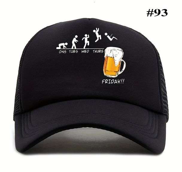 Beer Theme Adjustable Baseball Cap