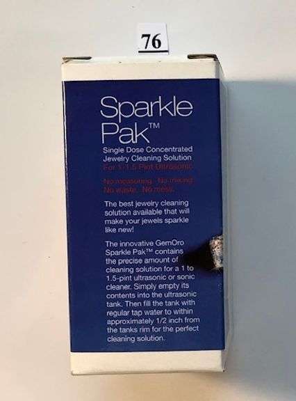 GemOro Sparkle Pak Jewelry Cleaner