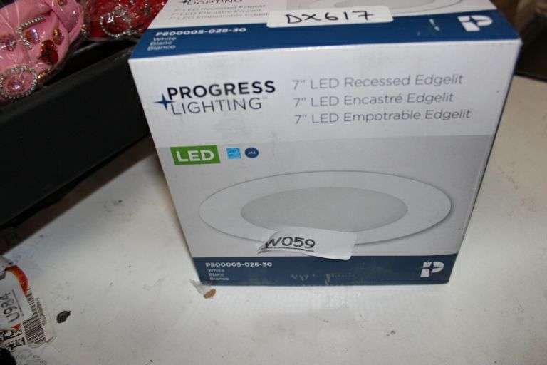 Progress Lighting 7 In. 3000K White Integrated Led Recessed Trim Retail:$14.7