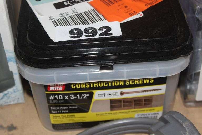 GRIP RITE CONSTRUCTION SCREWS # 10 X 3-1/2