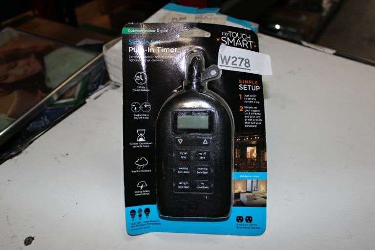 Jasco Products Company 26898-P2 Touch Out Dgtl Timer Retail:$40
