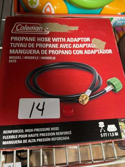 COLEMAN PROPANE HOSE WITH ADAPTOR