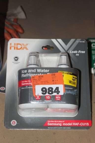 HDX ICE AND WATER REFRIGERATOR FILTER 2 PACK #1007 435 560