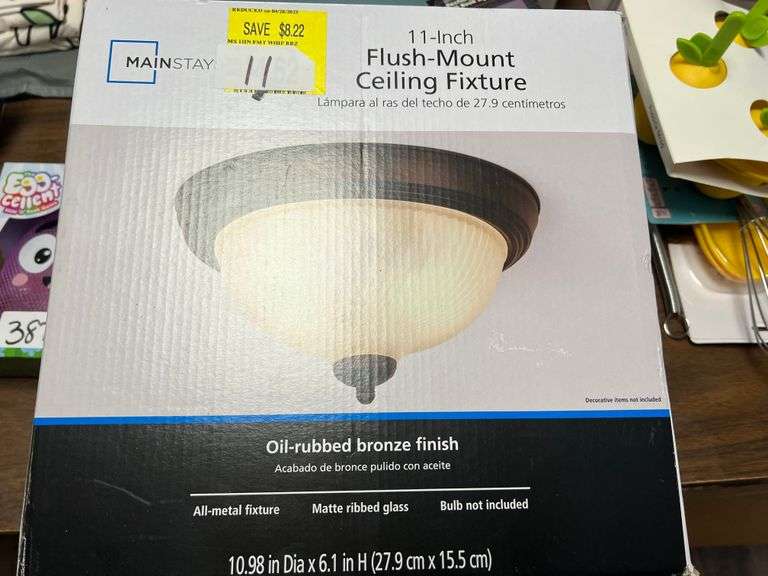 11" FLUSH MOUNT CEILING FIXTURE