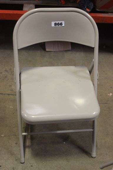 STEEL FOLDING CHAIR RETAIL $14.98