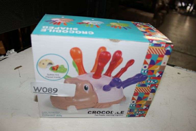 Anditoy Educational Crocodile Toy Montessori Toy For Toddlers Kids Boys Girls Christmas Stocking Stuffers Gifts Retail:$15