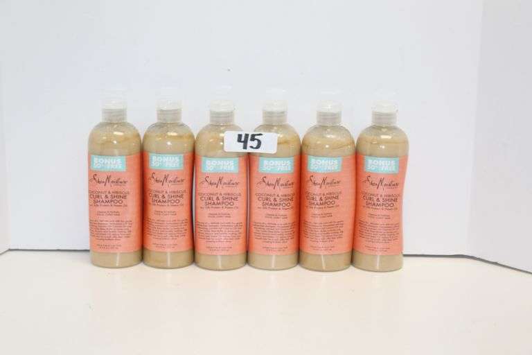 SHEA MOISTURE COCONUT & HIBISCUS CURL & SHINE SHAMPOO 19.5oz W/ SILK PROTEIN & NEEM OIL CLENSE & HYDRATE THICK CURLY HAIR