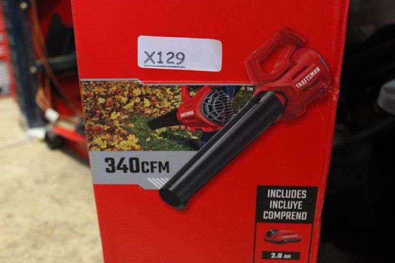 Craftsman V20 Cordless Axial Leaf Blower Cmcbl700B Retail:$90