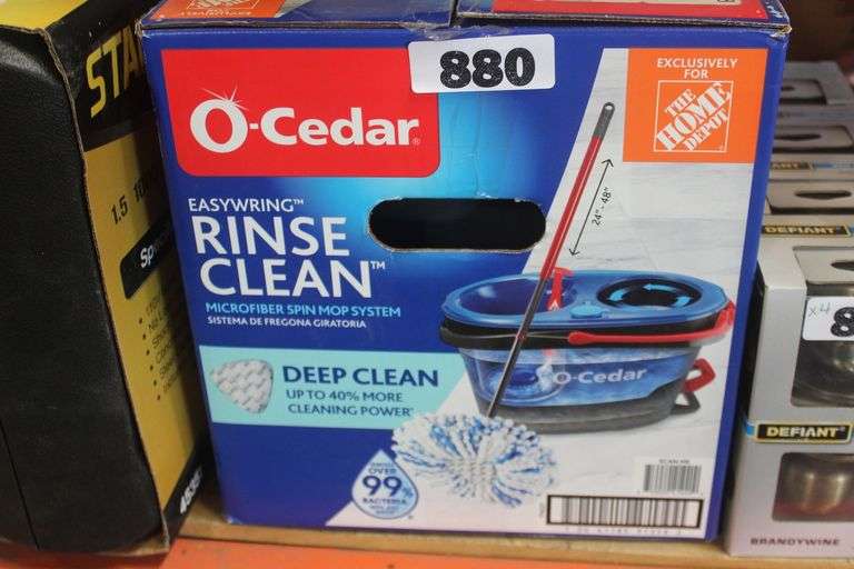 O-CEDAR EASYWRING RINSE CLEAN MICROFIBER SPIN MOP SYSTEM