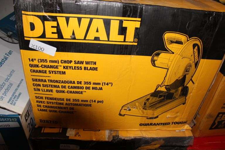 Dewalt 15-Amp 14-In Metal Base Chop Saw Retail:$240