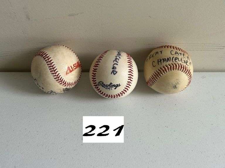 3 Baseballs