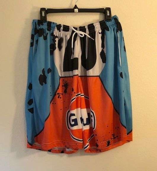 Gulf Print Shorts Asian Size 3X