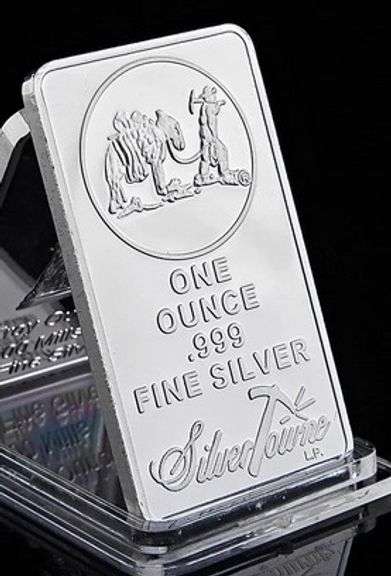 Silver Towne Bar in Protected Capsule
