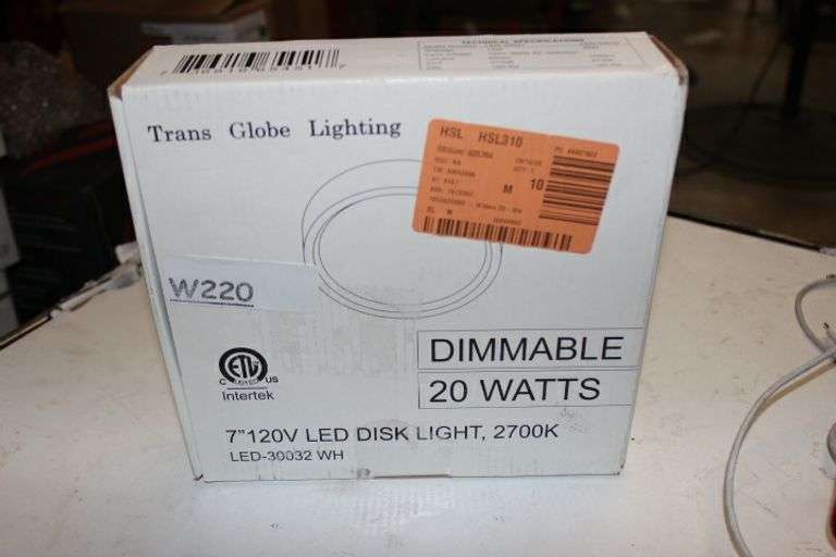 Trans Globe 20-Watt White Integrated Led Flushmount Retail:$29.9